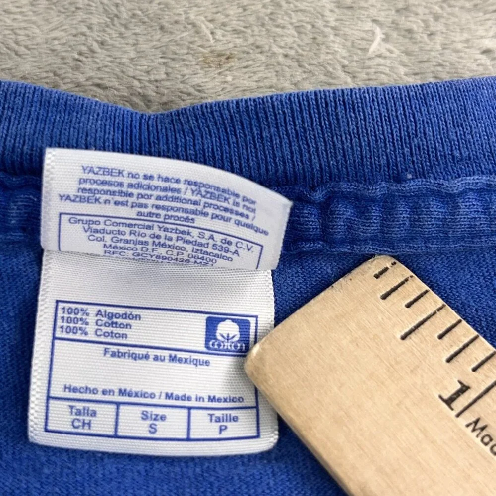 VTG Kool Aid Shirt Mens Small Blue Oh Yeah Graphic Tee Retro Soda Drink Cartoon - Picture 7 of 11